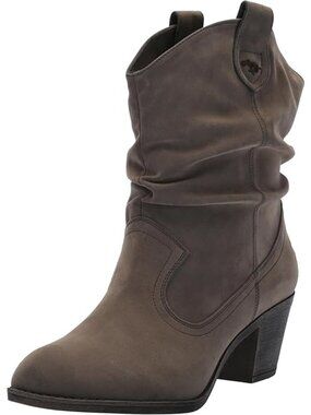 Rocket Dog Size 11M Boots Sheriff Brown Vintage Western Synthetic Block Heel